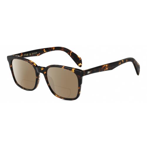 Rag Bone RNB5016/S Unisex Polarized Bifocal Sunglass Tortoise Havana Brown 52 mm Brown