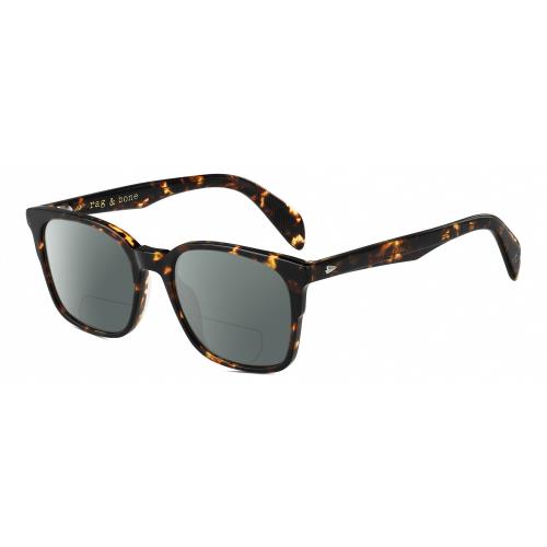 Rag Bone RNB5016/S Unisex Polarized Bifocal Sunglass Tortoise Havana Brown 52 mm Grey