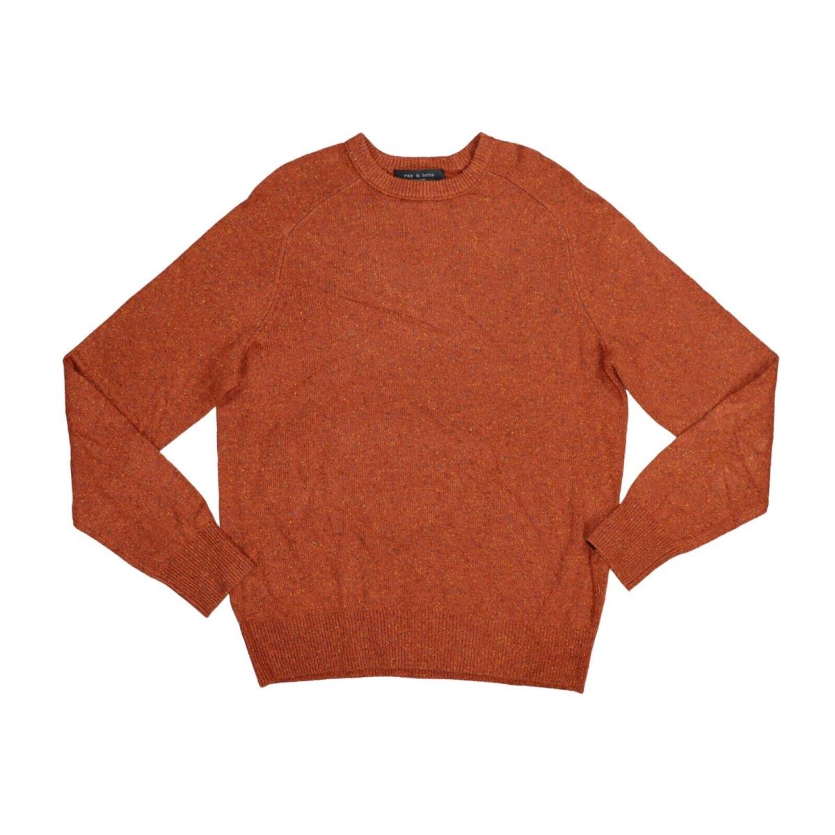 Rag Bone Donegal Silk Blend Harlow Crew Neck Men`s Pullover Sweater L