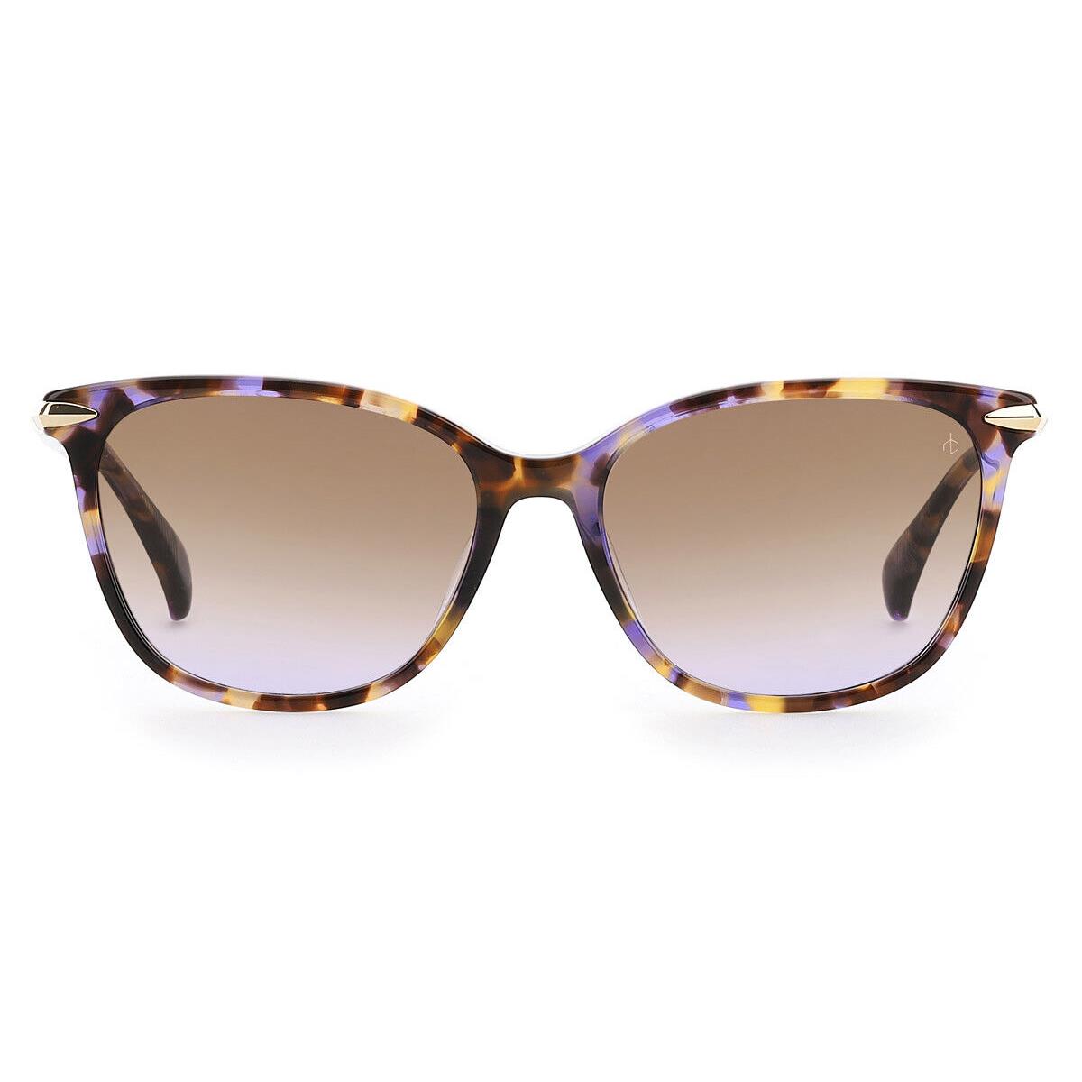 Rag Bone 1035/S Sunglasses 0DEX Brown Violet Havana 55mm