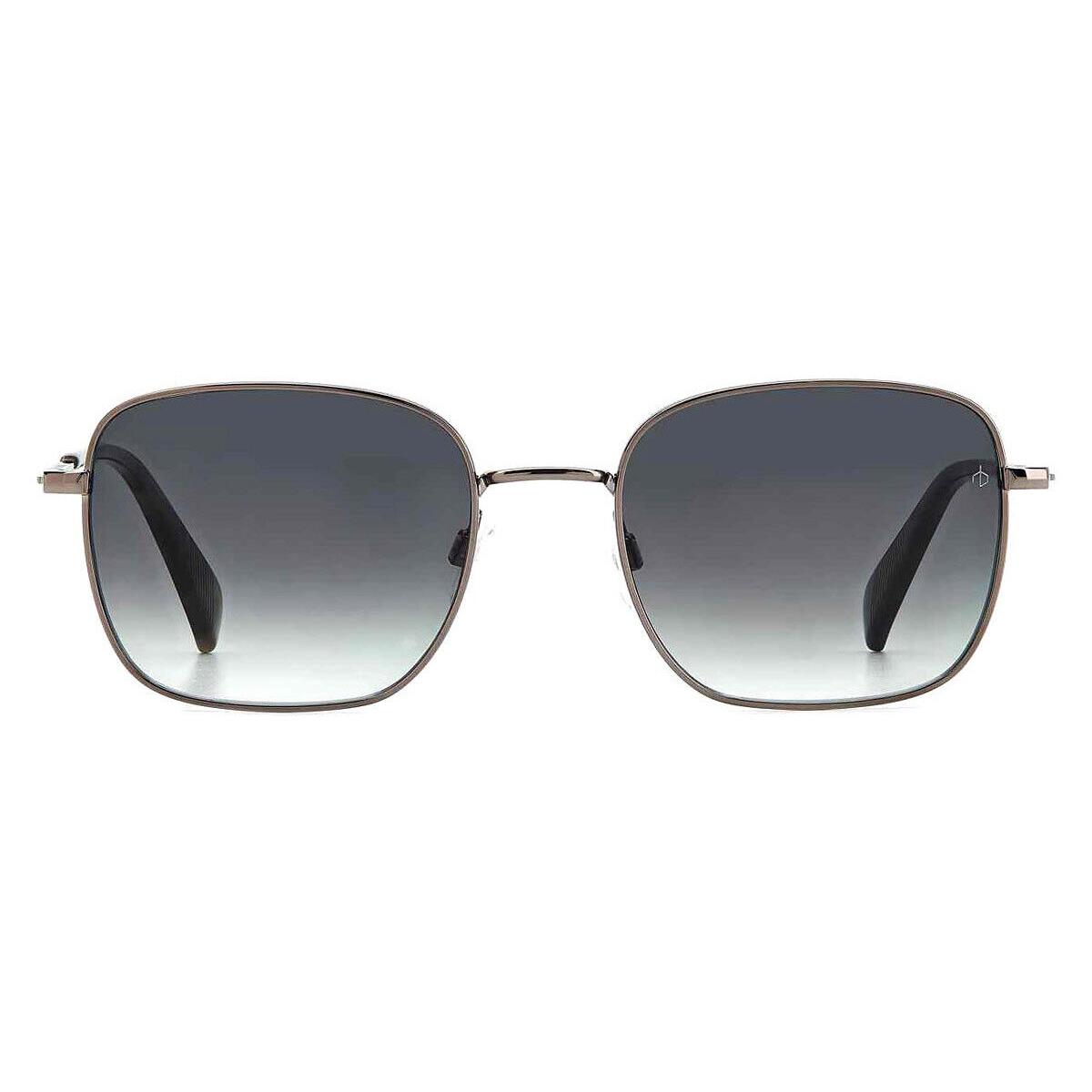 Rag Bone Rag Sunglasses Dark Ruthenium / Gray Shaded 52mm