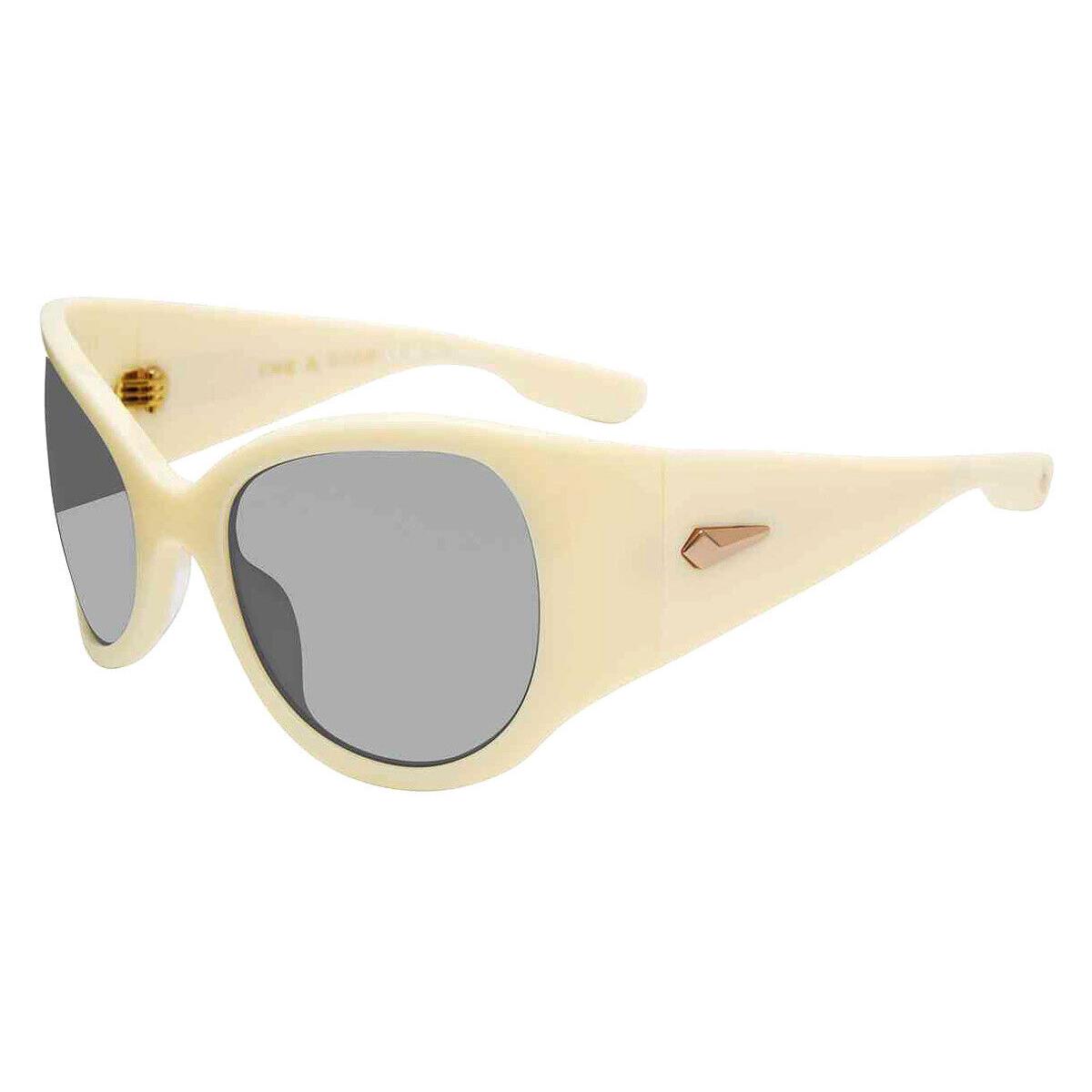 Rag Bone Rag Sunglasses Women Ivory / Silver Mirrored 56mm