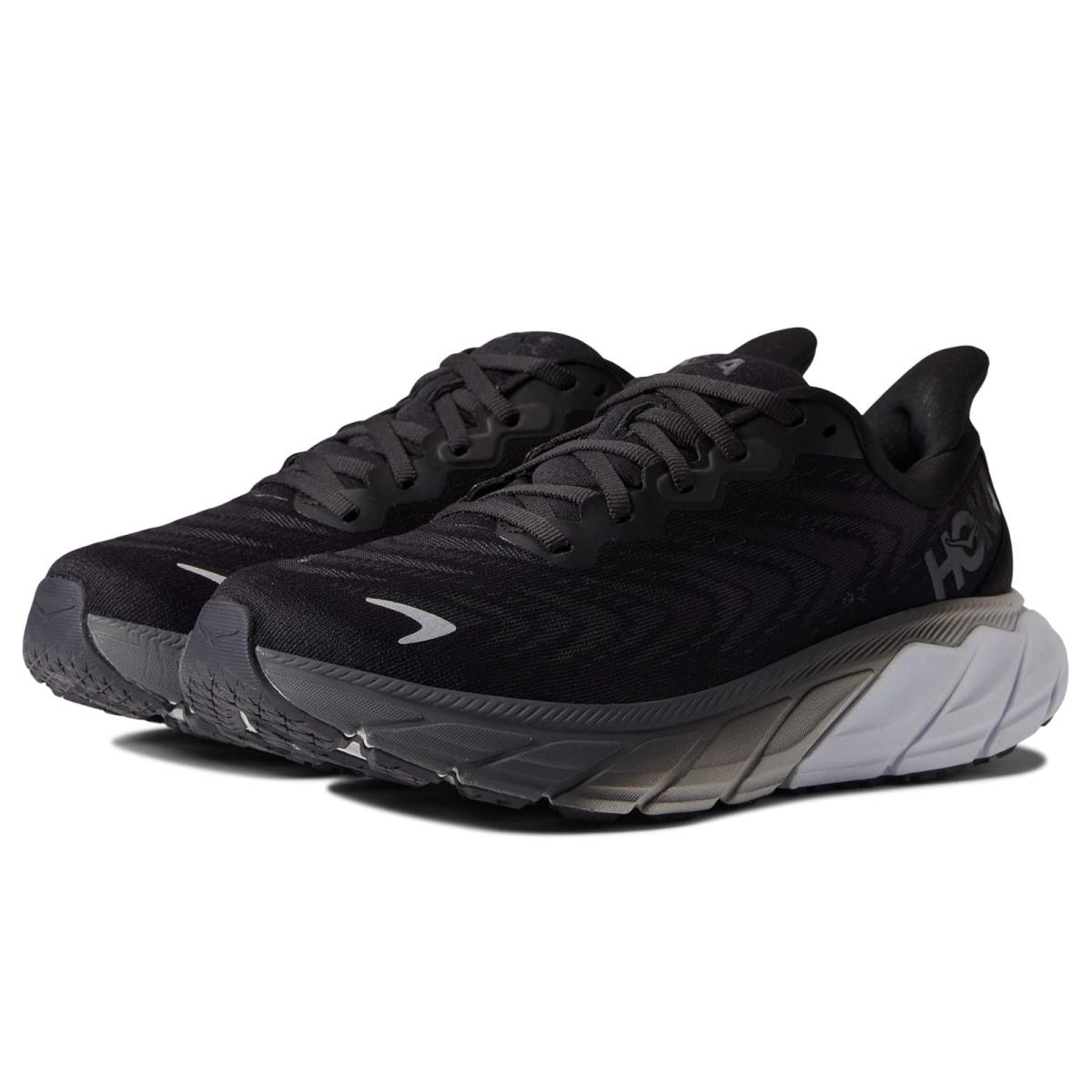 Woman`s Sneakers Athletic Shoes Hoka Arahi 6 Black/White