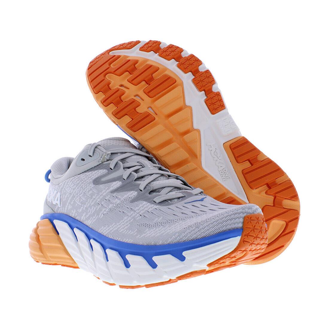 Hoka One One Gaviota 4 Mens Shoes - Harbor Mist/Nimbus Cloud, Main: Grey