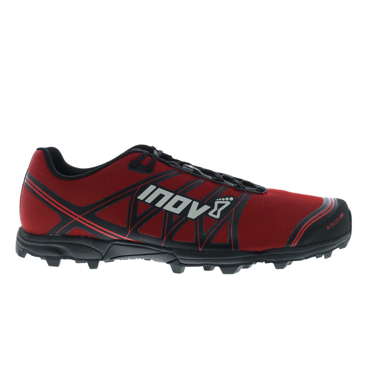 Inov-8 X-talon 200 000149-RDBK Mens Red Synthetic Athletic Hiking Shoes