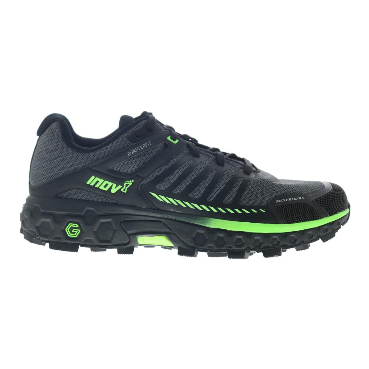 Inov-8 Roclite Ultra G 320 001079-BKGR Mens Black Athletic Hiking Shoes 10