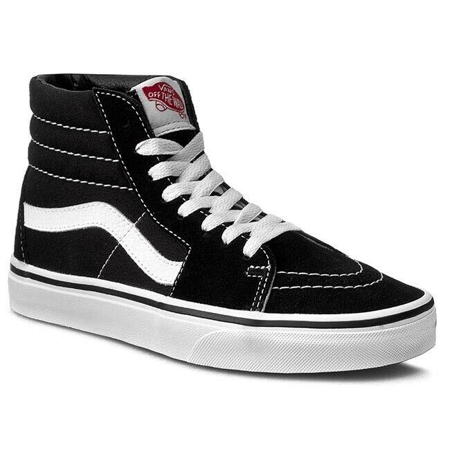 Unisex Vans SK8-Hi Core Classics Black 3.5 Men`s - 5 Women`s Skate Shoes