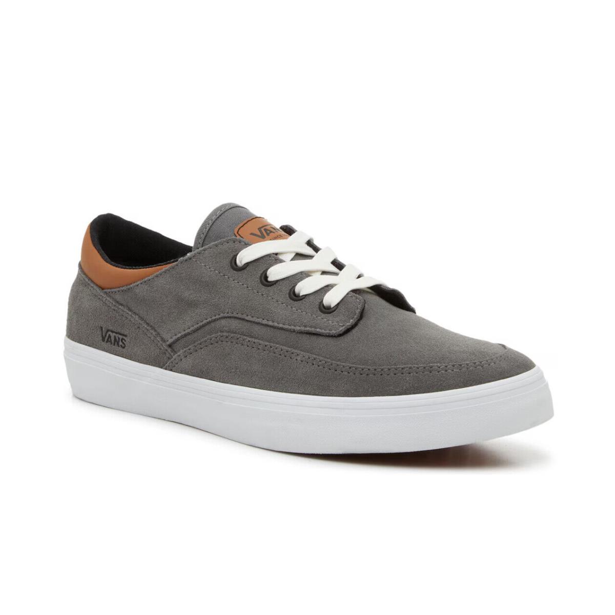 Mens Vans Emmerson Grey Suede Sneaker Shoes