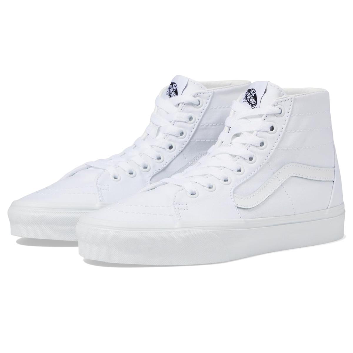 Unisex Sneakers Athletic Shoes Vans SK8-HI Tapered (Canvas) True White