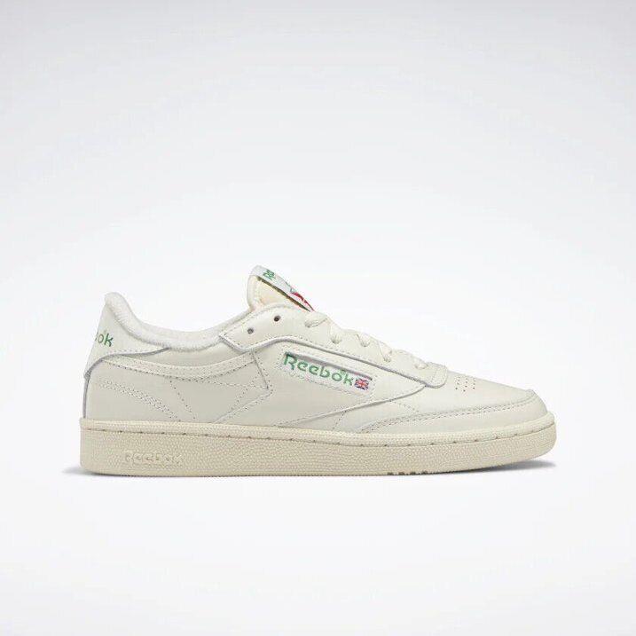 Reebok Club C 85 Vintage GX3686 Sneakers Women`s Chalk Green Casual Shoes NR8446