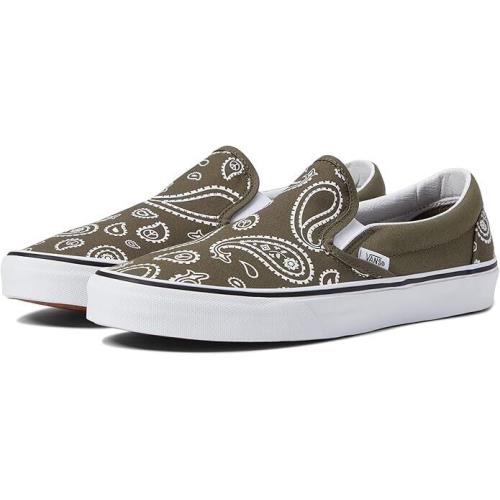 Vans Unisex Classic Slip On Peace Paisley Grape Leaf Mens 10/Womens 11.5