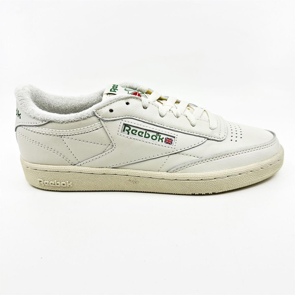 Reebok Club C 85 Vintage Chalk Alabaster Green Womens Athletic Sneaker