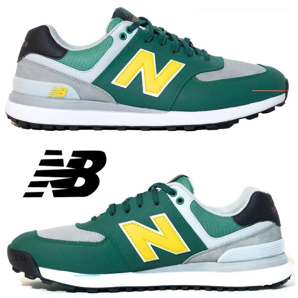 New Balance 574 Greens V2 Golf Men`s Casual Shoes Running Premium Comfort Sport - Green, Manufacturer: Green