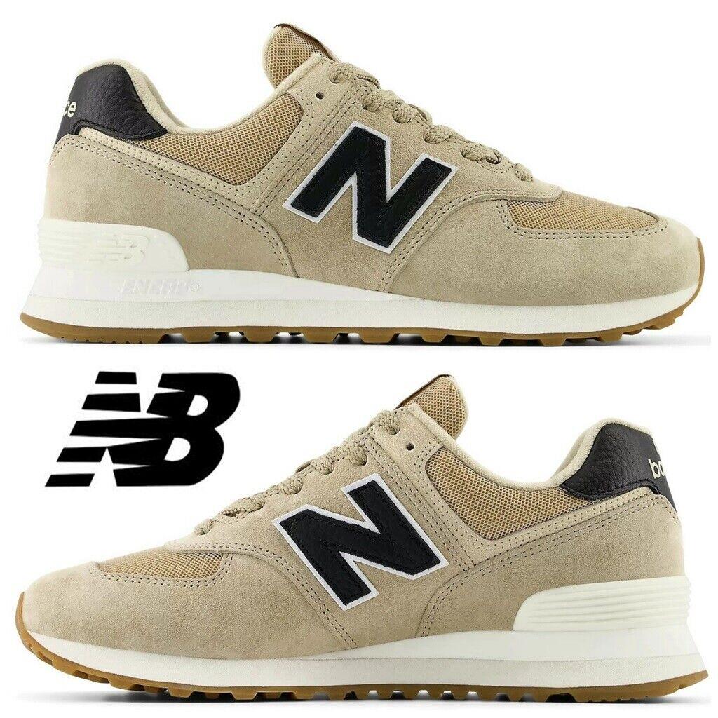 New Balance 574 Women`s Sneakers Casual Shoes Classic Running Sport Beige