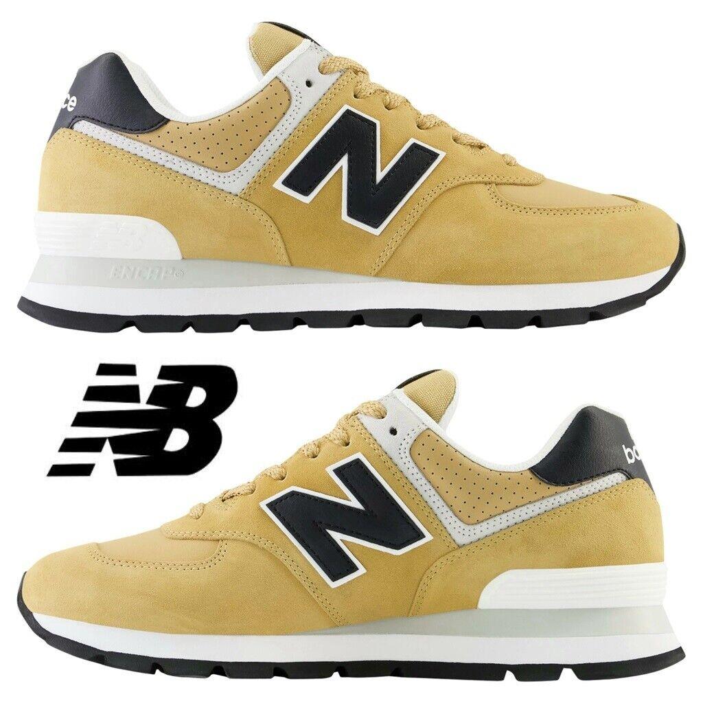 New Balance 574 Men`s Rugged Shoes Sneakers Casual Running Premium Comfort