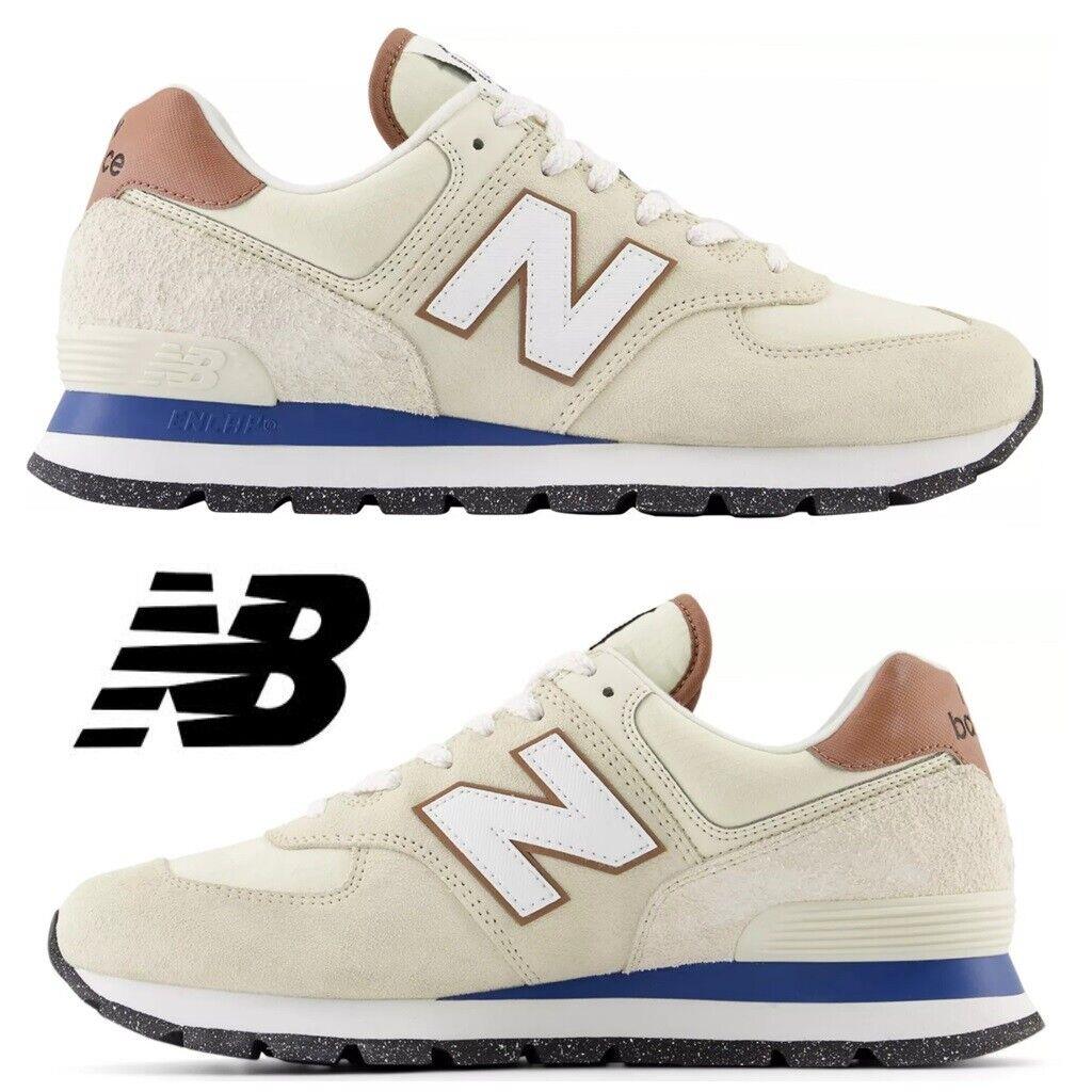 New Balance 574 Men`s Rugged Shoes Sneakers Casual Running Premium Comfort