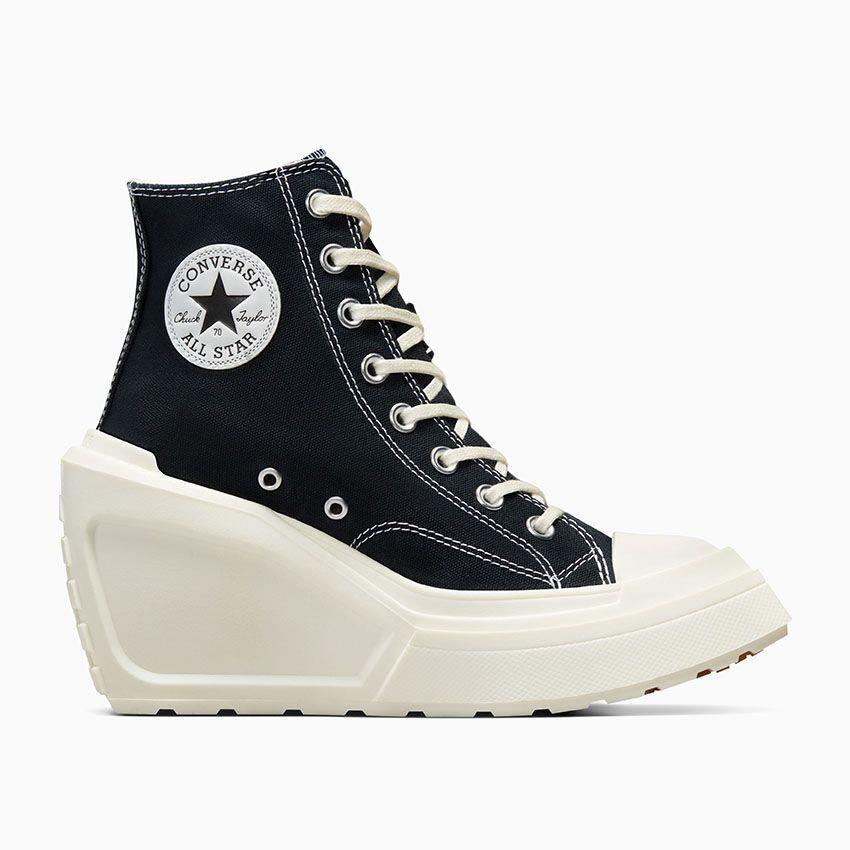 Converse Woman Chuck 70 De Luxe Wedge High Top Shoes in Black/edgret A06478C