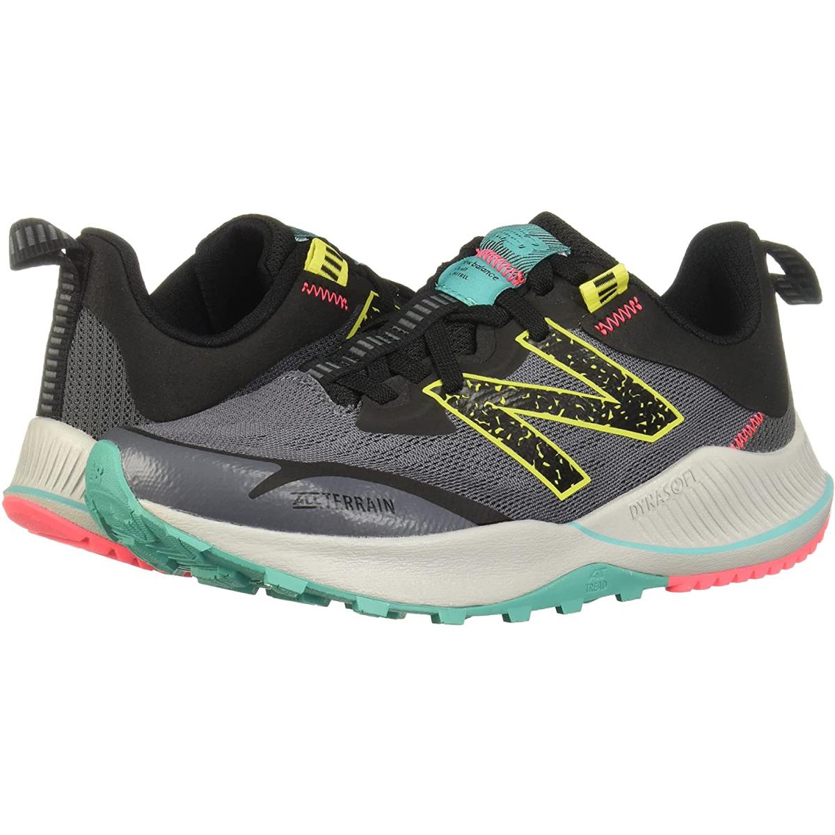 New Balance Dyna Soft Nitrel V4 Trail Wide Trainer Women Shoes Grey Size 6.5 New