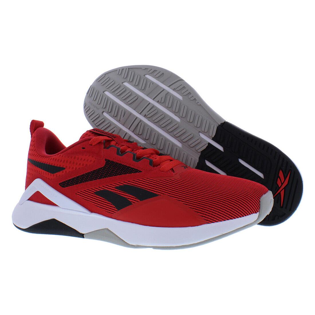 Reebok Nanoflex 2.0 Mens Shoes Size 8 Color: Red/black/white