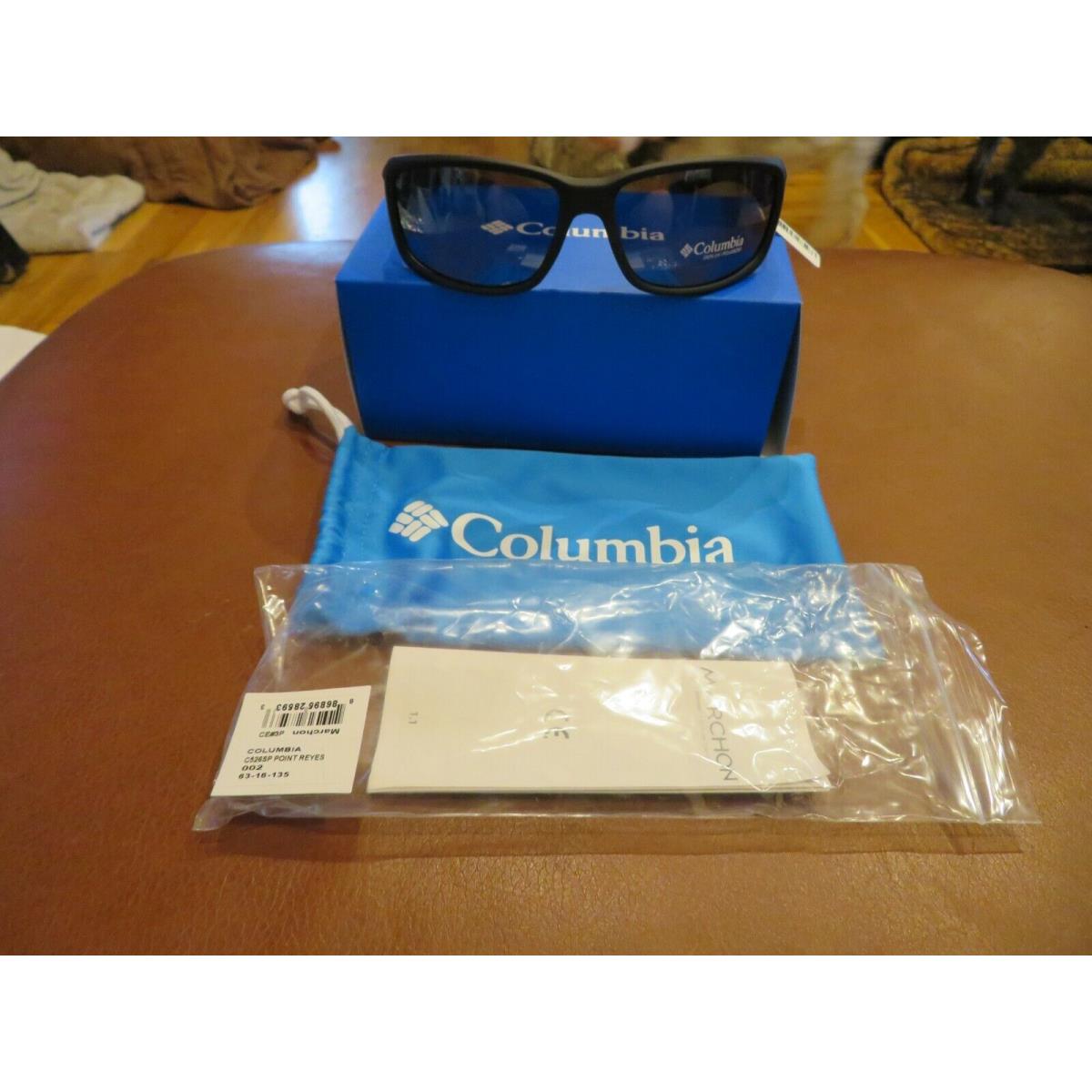 Adult Black Columbia Sun Point Reyes Sunglasses