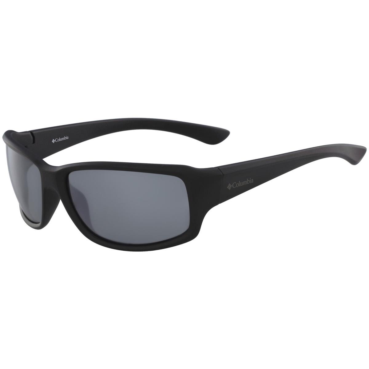 Columbia Point Reyes Polarized Men`s Matte Black Wrap Sunglasses - C526SP 002