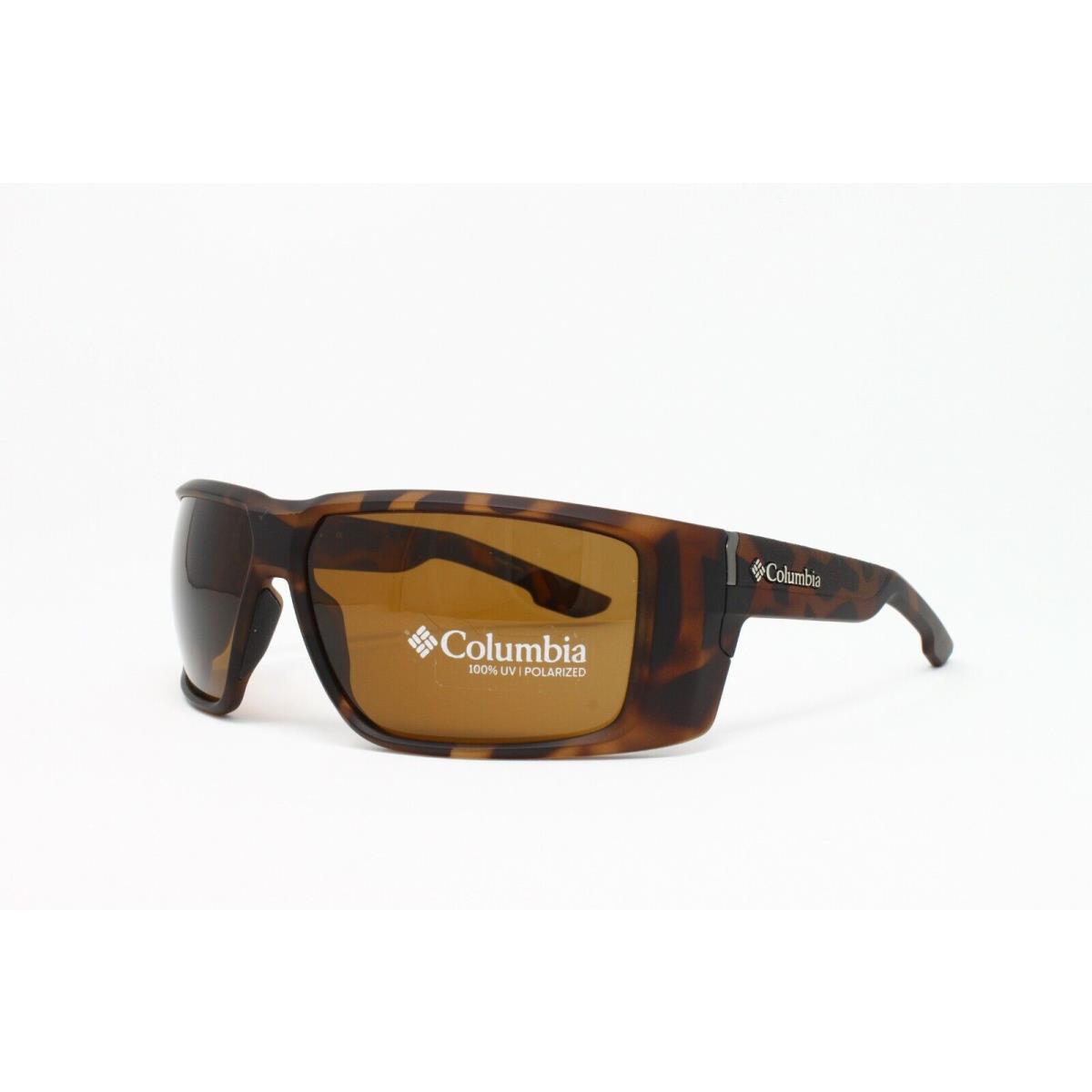 Columbia Polarized Sunglasses C501SSP 246 Titan Ridge Matte Tortoise Men`s