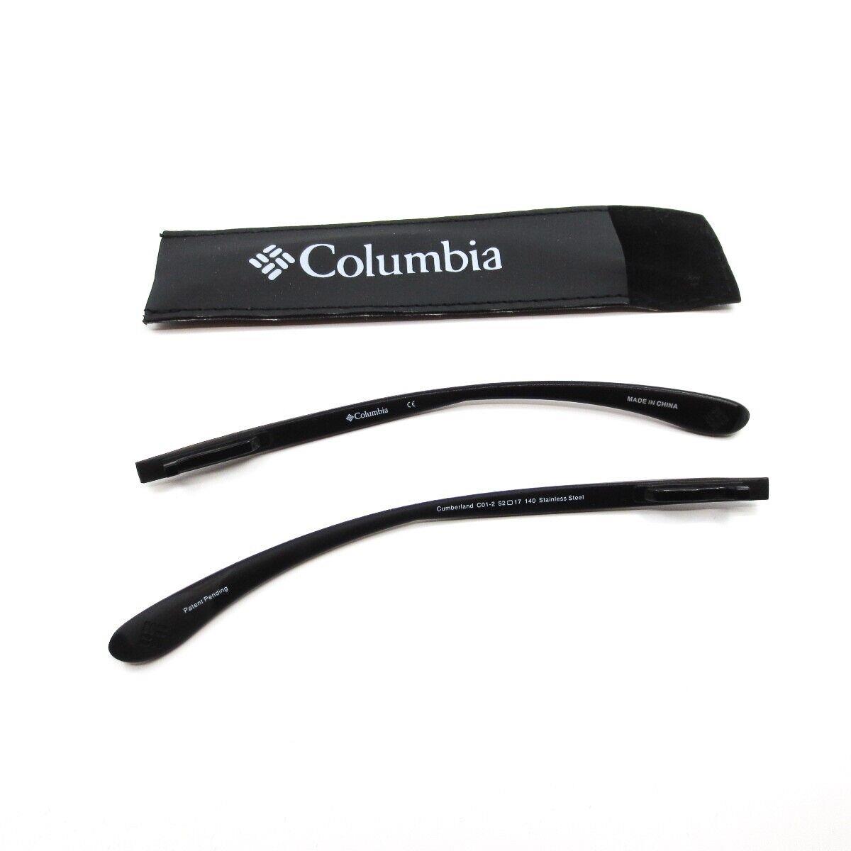 Columbia Cumberland C01-2 Black Brown Eyeglasses Sunglasses 52-17-140 Arms Only