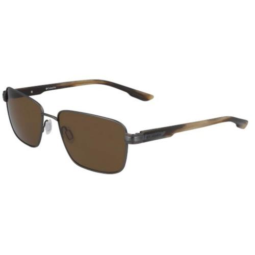 Columbia Newtown Ridge C 114S 070 Matte Gunmetal Town Ridge Sunglasses with Brown Lens