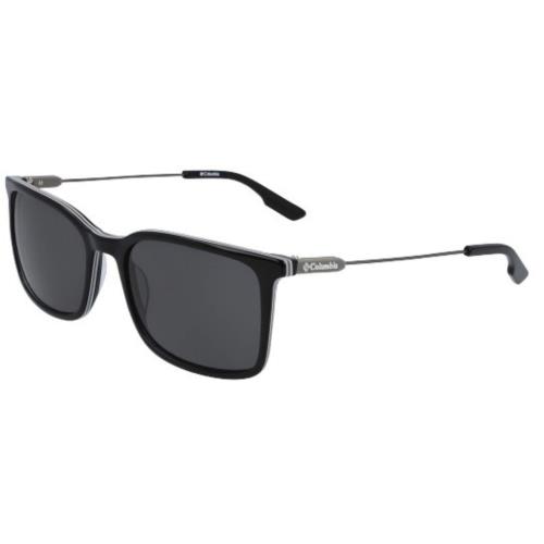 Columbia C 549S 001 Black Mystic Trail Sunglasses with Green Lenses