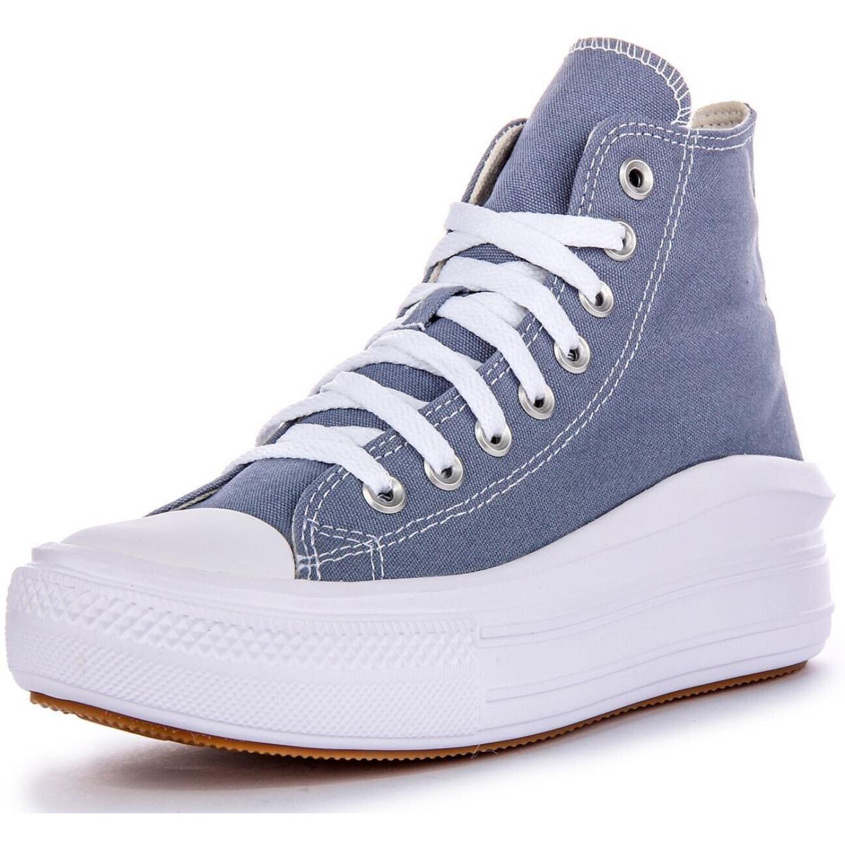 Converse A06500C Chuck Taylor All Star Move Hi Platform Denim Womens US 7.5