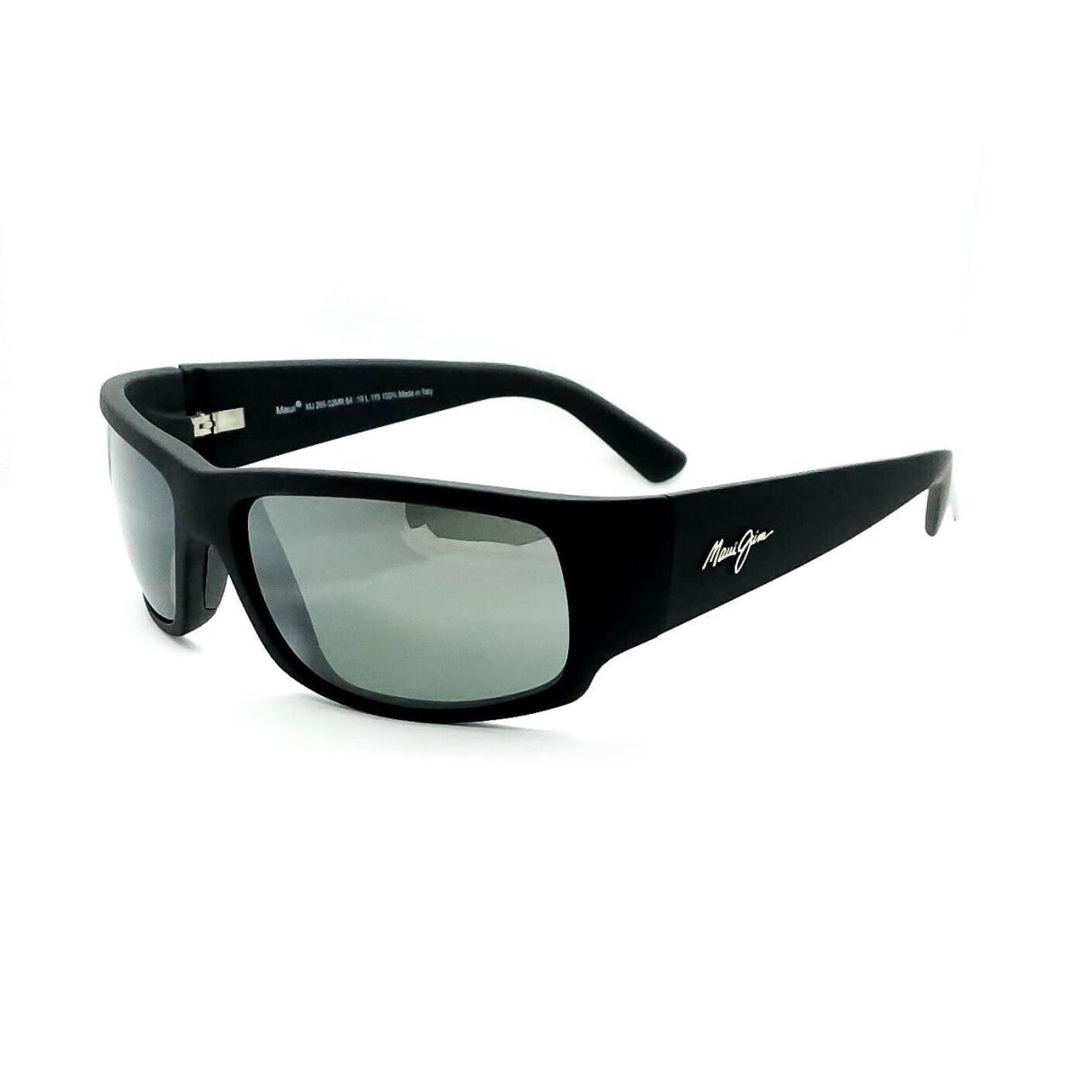 Maui Jim World Cup MJ266-02MR Sunglasses Matt Black Rubber/gray Polarized