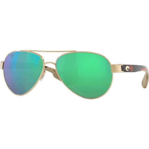 Costa Del Mar Women`s Loreto Aviator Sunglasses Rose Gold