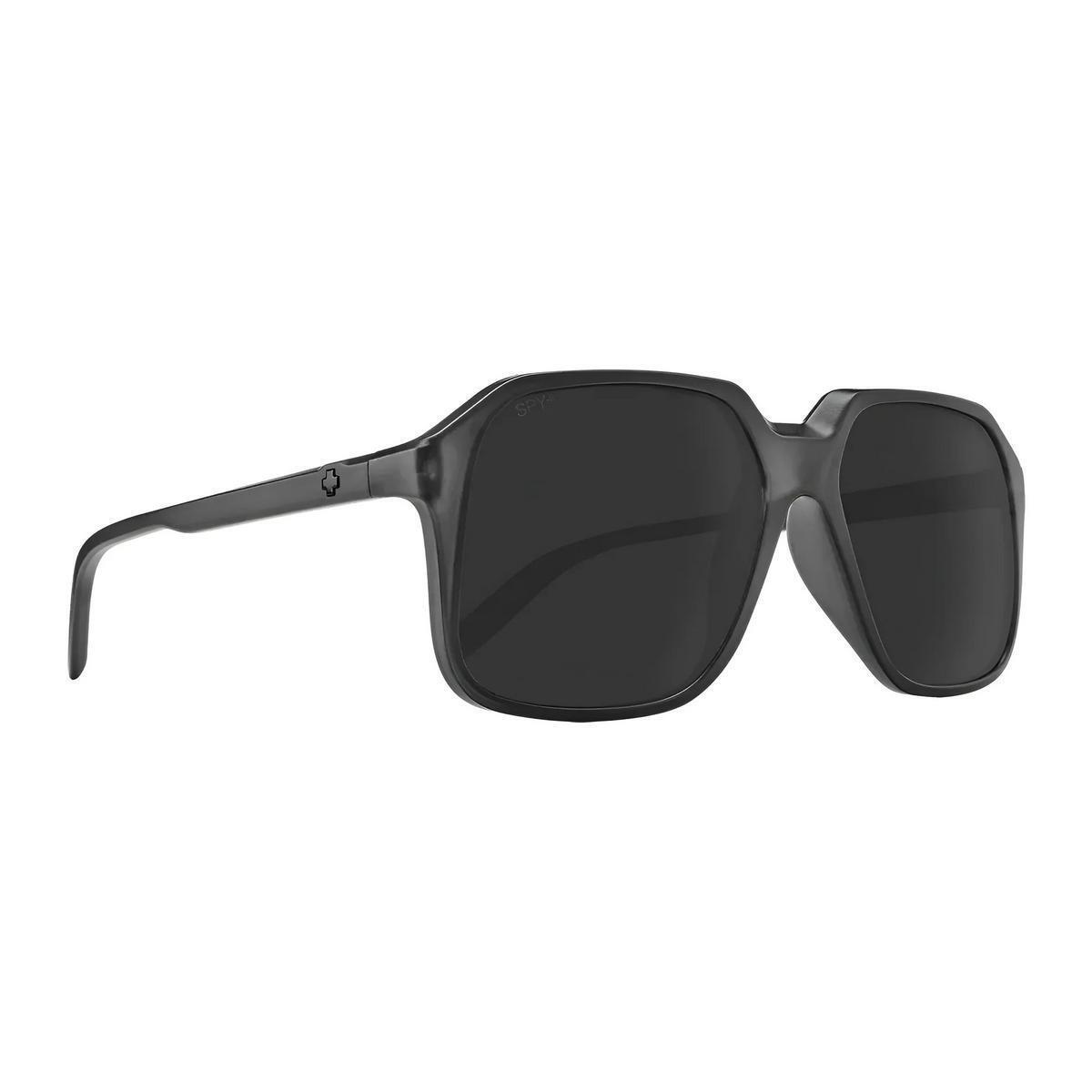 Spy Optic Hot Spot Sunglasses Matte Translucent Black Gray Polar