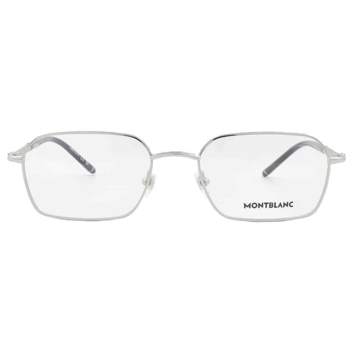 Montblanc Demo Geometric Men`s Eyeglasses MB0245O 003 54 MB0245O 003 54