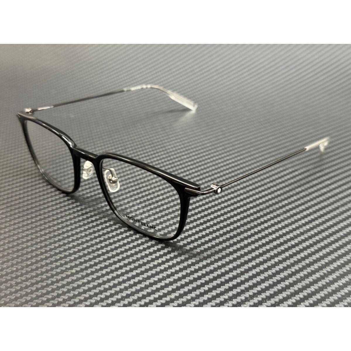 Montblanc Mont Blanc MB0100O 005 Black Men`s Extra Large 52 mm Eyeglasses