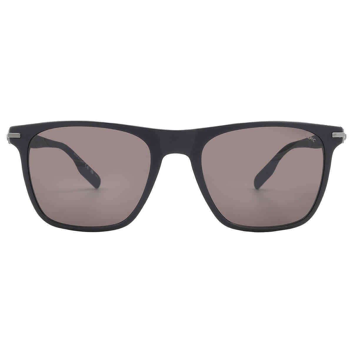 Montblanc Grey Square Men`s Sunglasses MB0248S 001 55 MB0248S 001 55