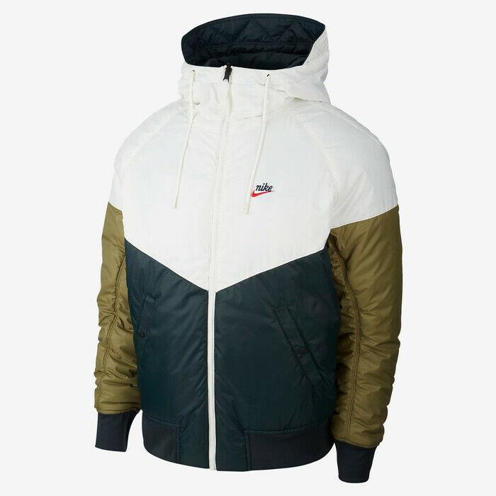 Men`s Nike Heritage Reversible Insulated Hooded Jacket Last One on Market