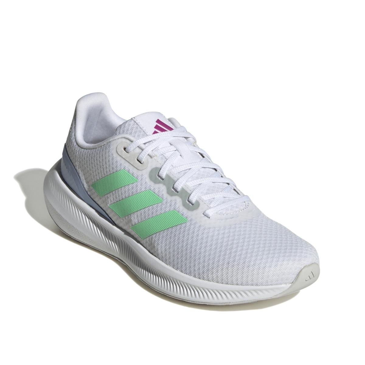 Woman`s Sneakers Adidas Runfalcon 3.0 Running Shoe - White/Green