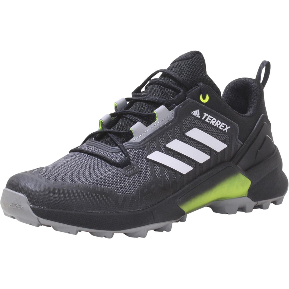 Adidas Men`s Terrex-Swift-R3 Sneakers Hiking Shoes Core Black/grey/solar Yellow - Black