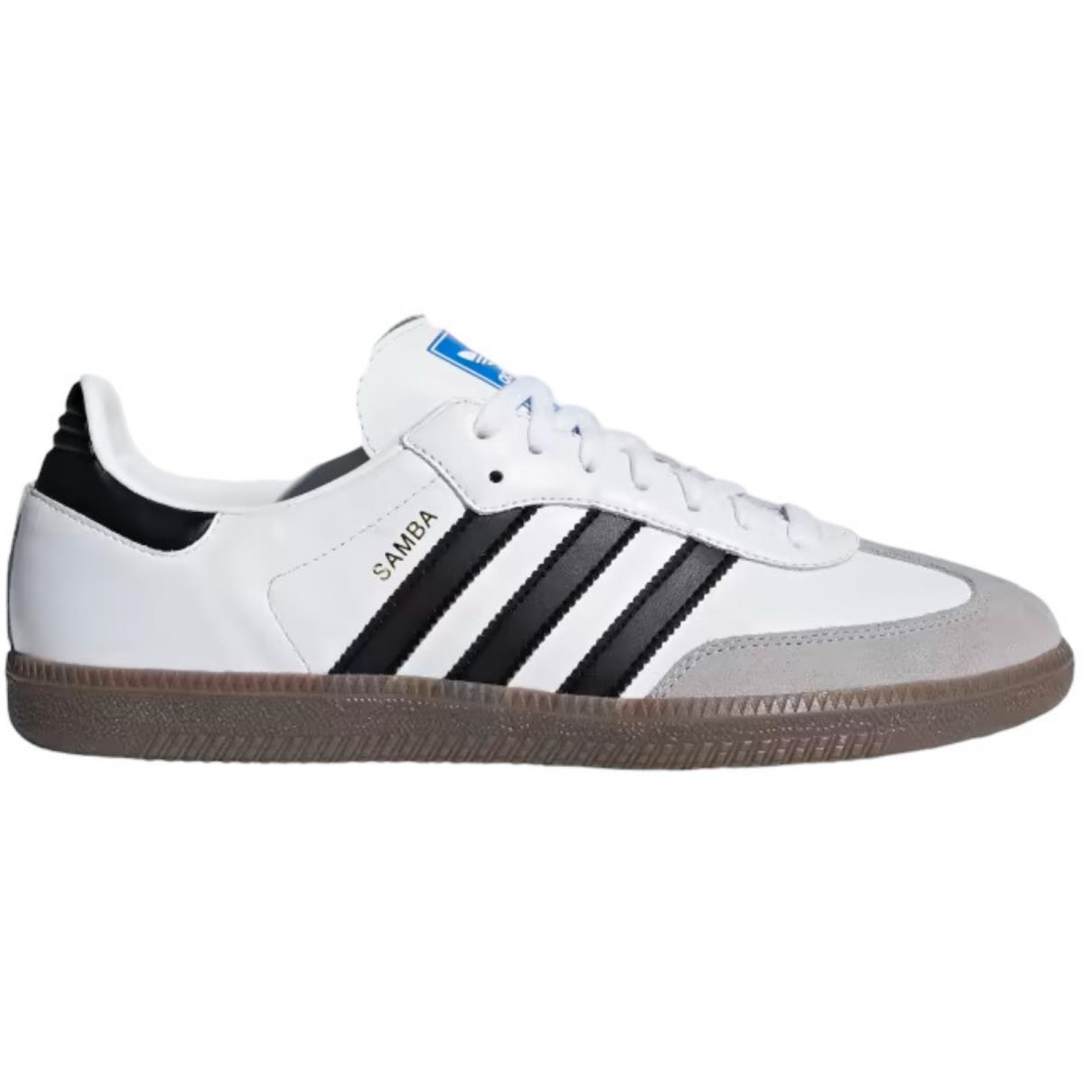 Adidas Originals Samba OG Men`s Cloud White Core Black Gum US Sizes 7-14