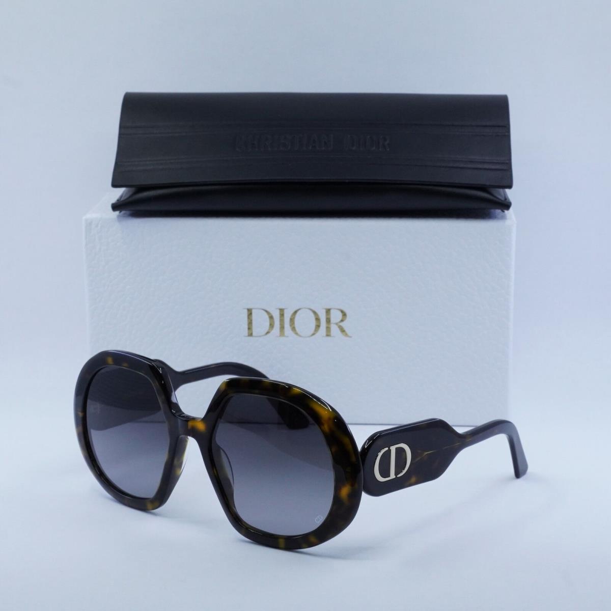 Dior Diorbobby R1U 20A1 Dark Havana/gradient Smoke 56-20-140 Sunglasses