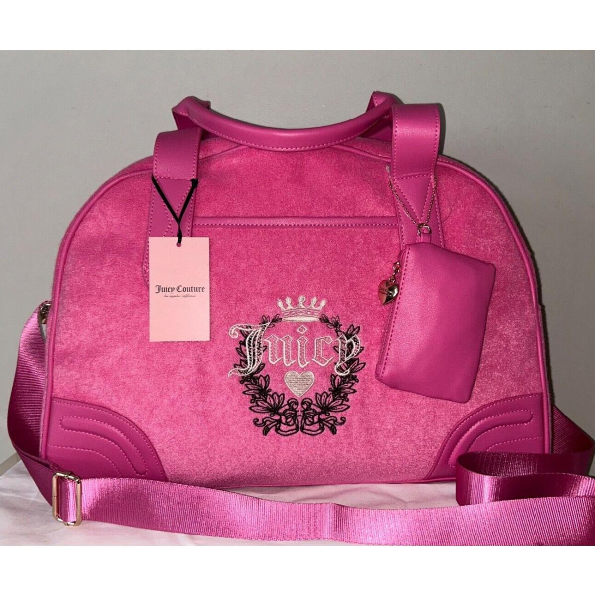 Juicy Couture Heritage Terry Weekender Bag in Juicy Pink