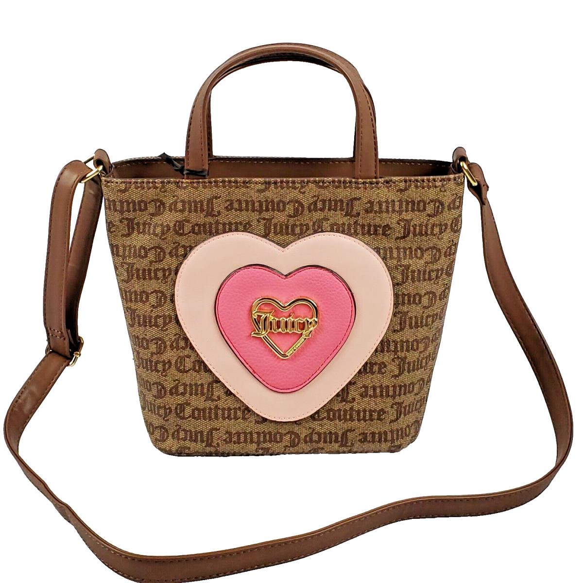 Juicy Couture Chestnut Chino A Little Piece Of Heart Mini Shopper Shoulder Bag