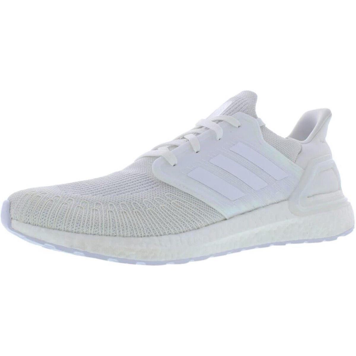 Adidas Men`s Ultraboost 20 Running Athletic Shoes White Size 8.5 - White