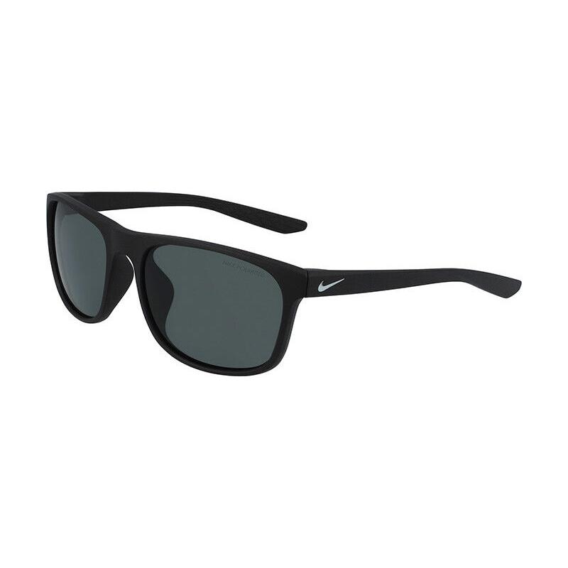 Nike ENDURE-P-MI-CW4647-010-5919 Matte Black Sunglasses - Frame: MATTE BLACK, Lens: SILVER GREY