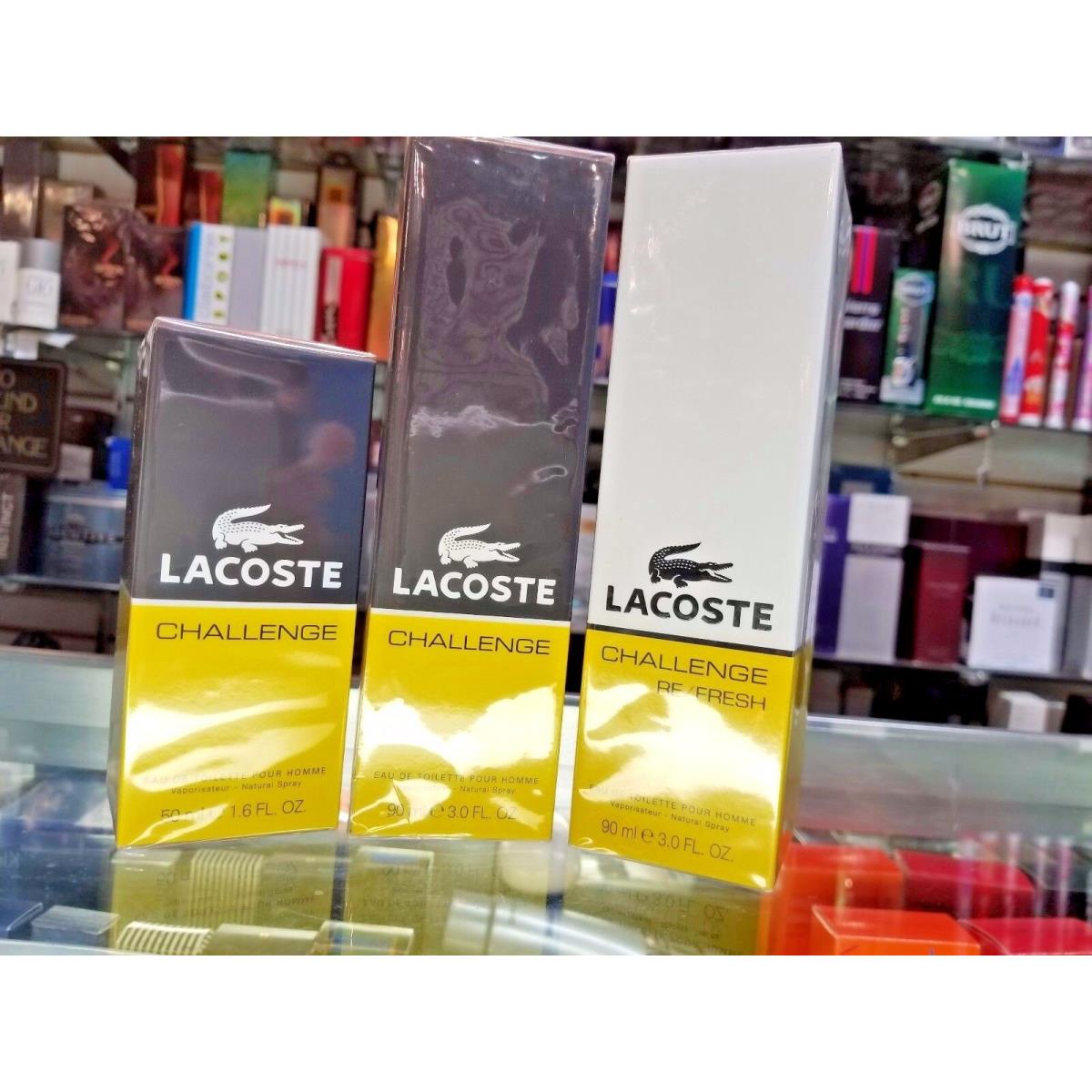 Lacoste Challenge or RE / Fresh 1.6 / 3oz Eau de Toilette Spray For Men