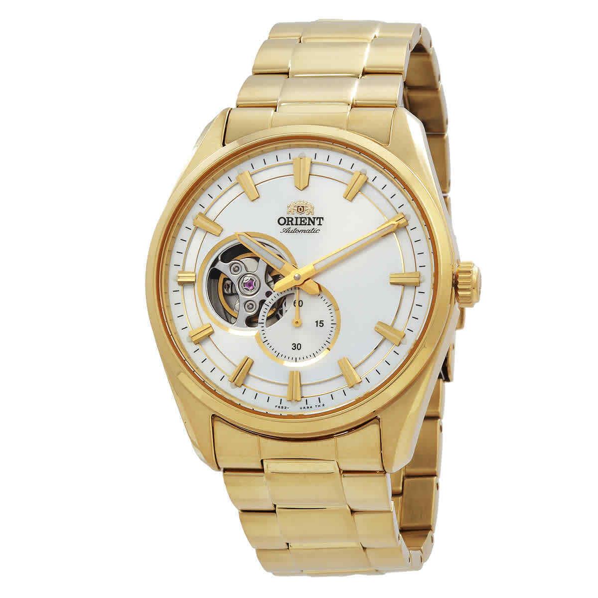 Orient Contemporary Semi Skeleton Automatic White Dial Men`s Watch RA-AR0007S10B