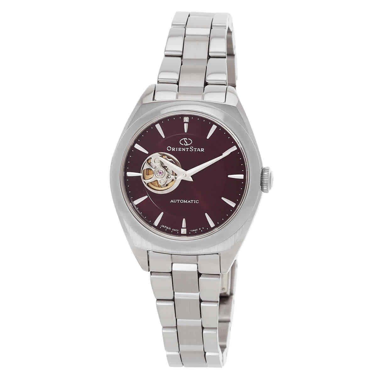 Orient Star Automatic Purple Dial Ladies Watch RE-ND0102R00B