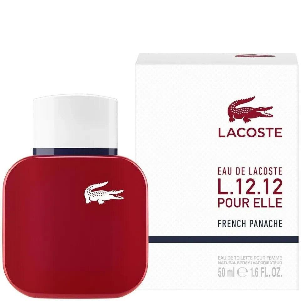 Lacoste L.12.12 French PANACHE-WOMEN-EDT-SPRAY-1.6 OZ-50 Ml-authentic-france