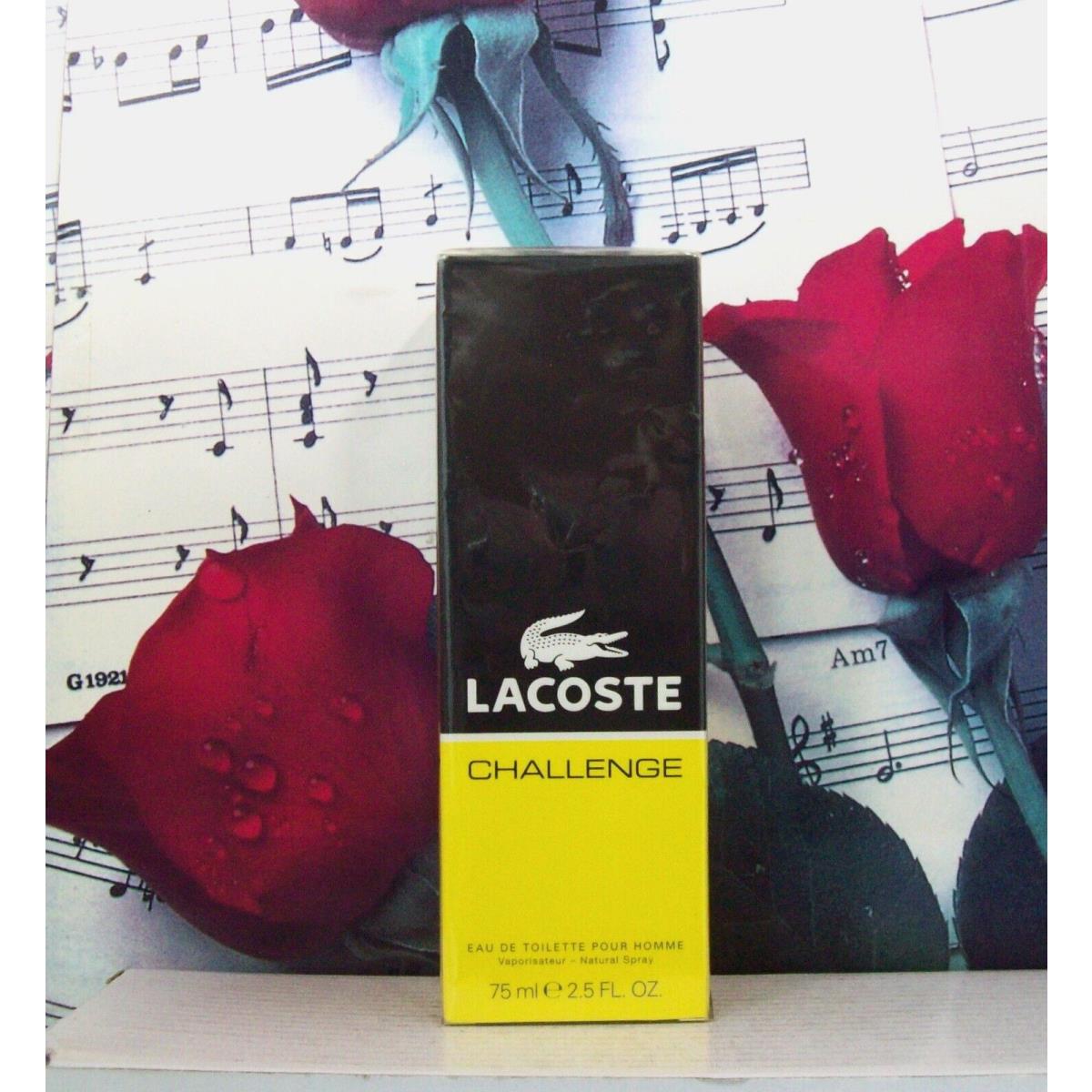 Lacoste Challenge Pour Homme Edt Spray 2.5 Fl. Oz. Box